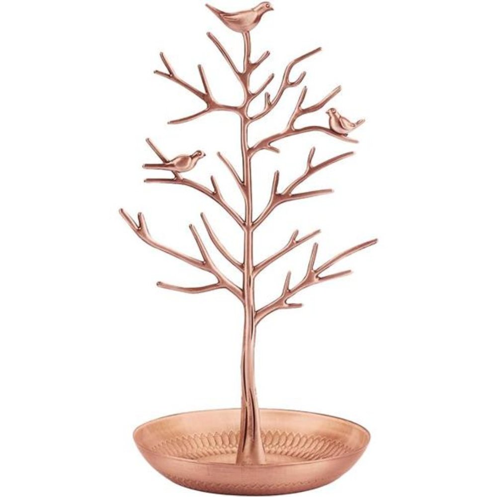 Retro Jewelry Tree Organizer for Necklaces and Earrings Ring Tree Holder Display
